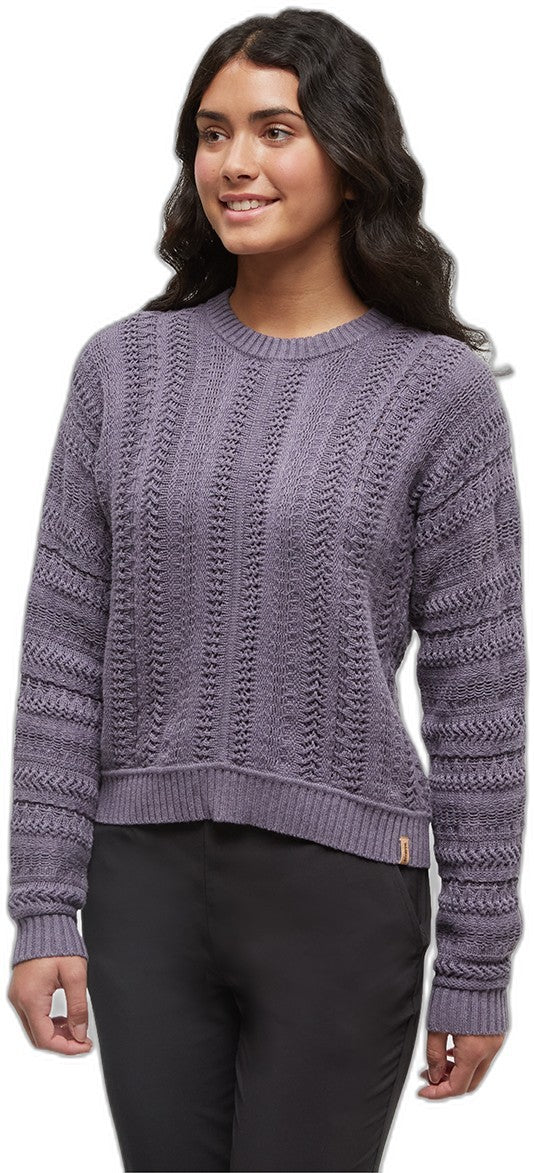 Pinnacle Sweater - Womens - smokey violet heather 1