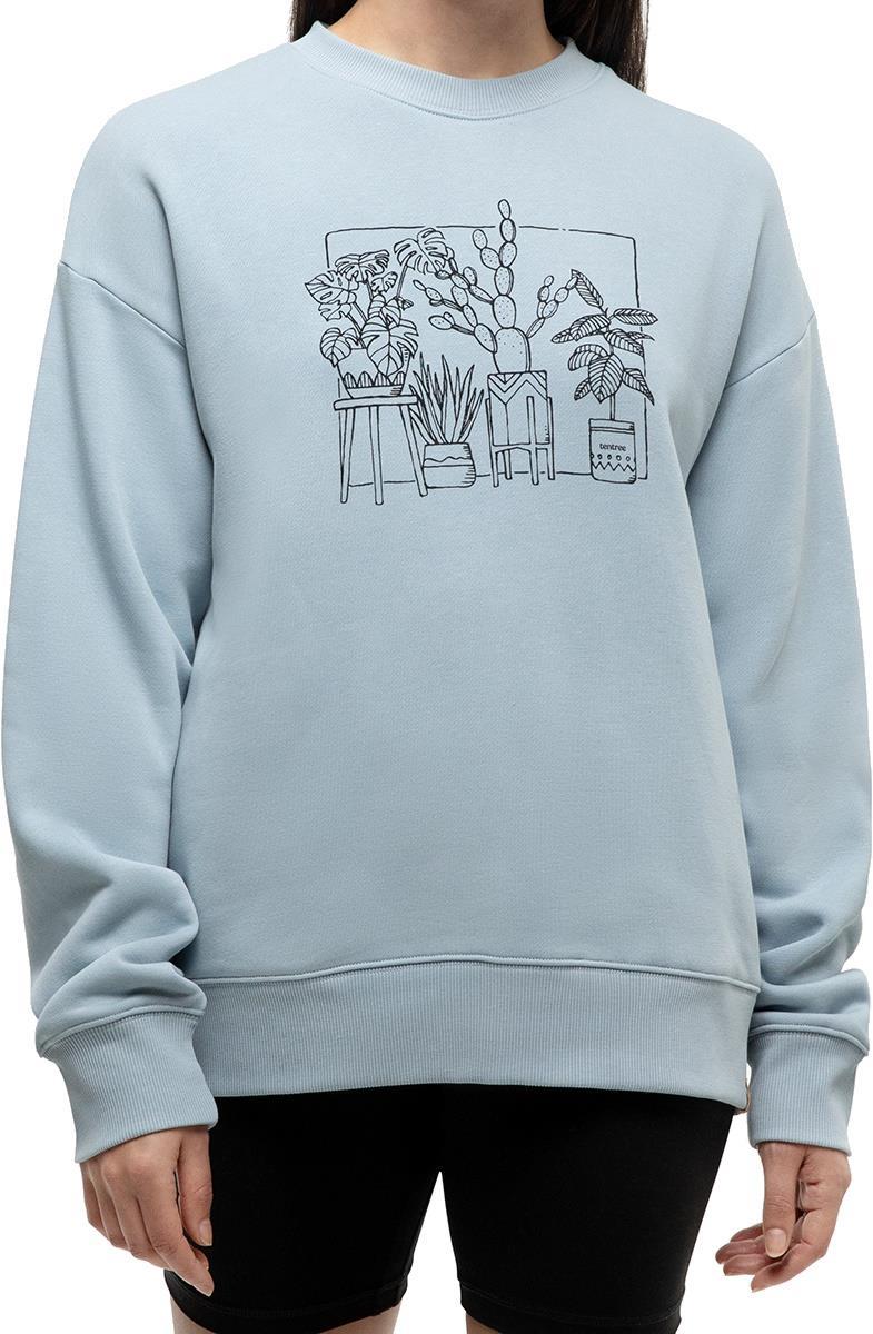 Plant Club Crew - Womens - blue haze / meteorite black 1