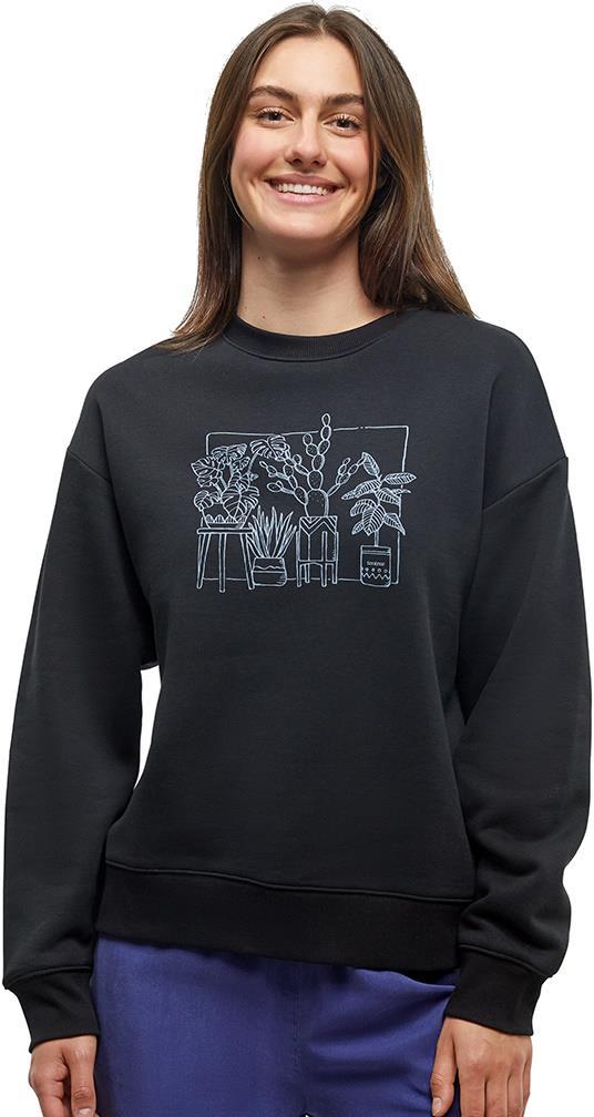 Plant Club Crew - Womens - meteorite black / blue haze 1