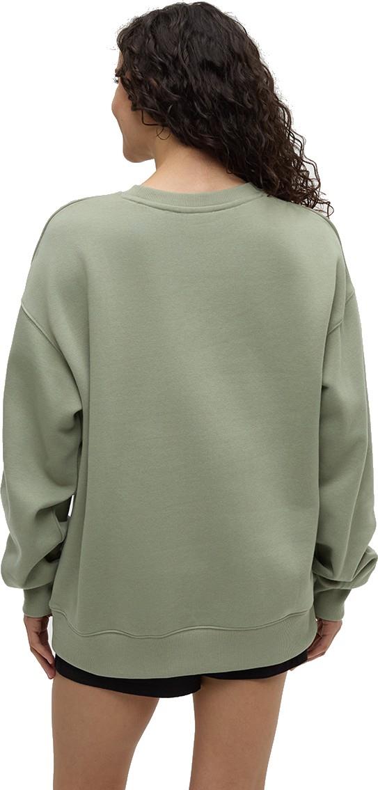 Plant Club Relaxed Crew - Womens - light moss / meteorite black 1