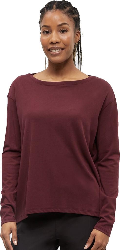 Plateau LS - Womens - deep burgundy 1