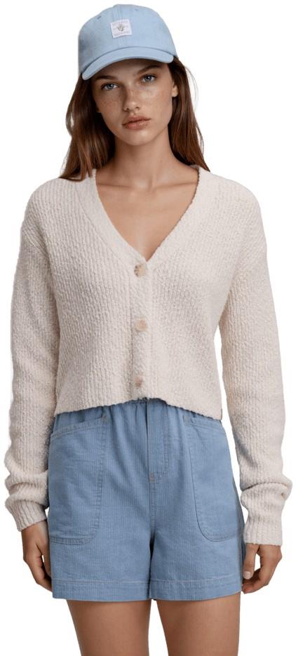 Poplar Cardigan - Womens - cotton white 1