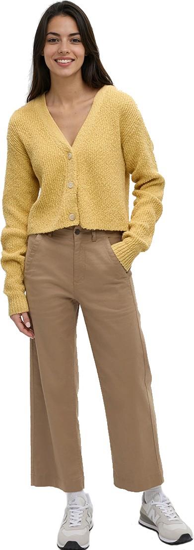 Poplar Cardigan - Womens - dusk yellow 1