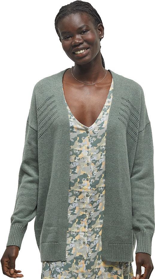 Prairies Cardigan - Womens - agave green heather 1