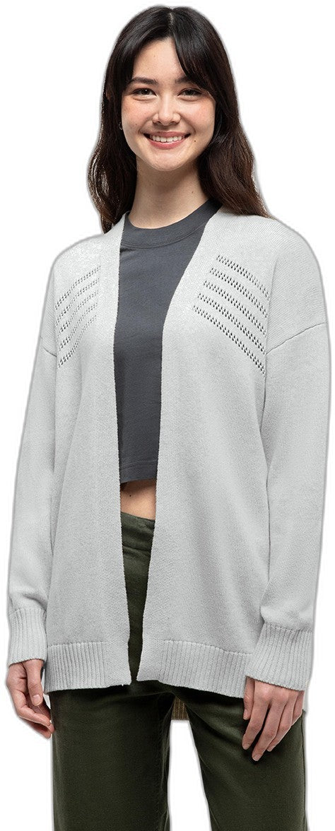 Prairies Cardigan - Womens - light grey heather 1