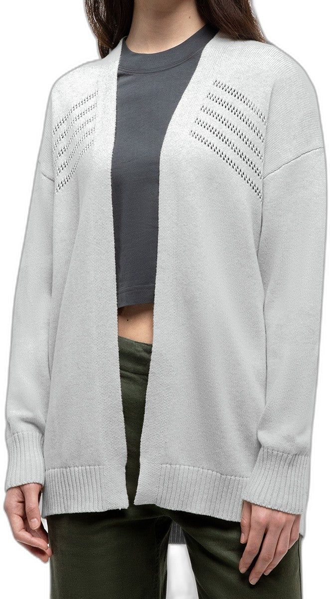 Prairies Cardigan - Womens - light grey heather 1
