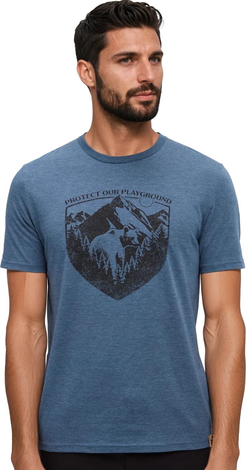 Protect T-Shirt - Mens - blue horizon heather / meteorite black 1