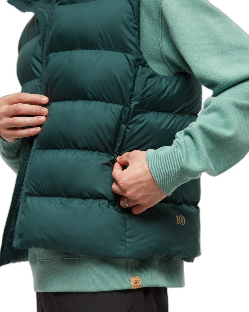 Puffer Vest - Mens - forest pine 1