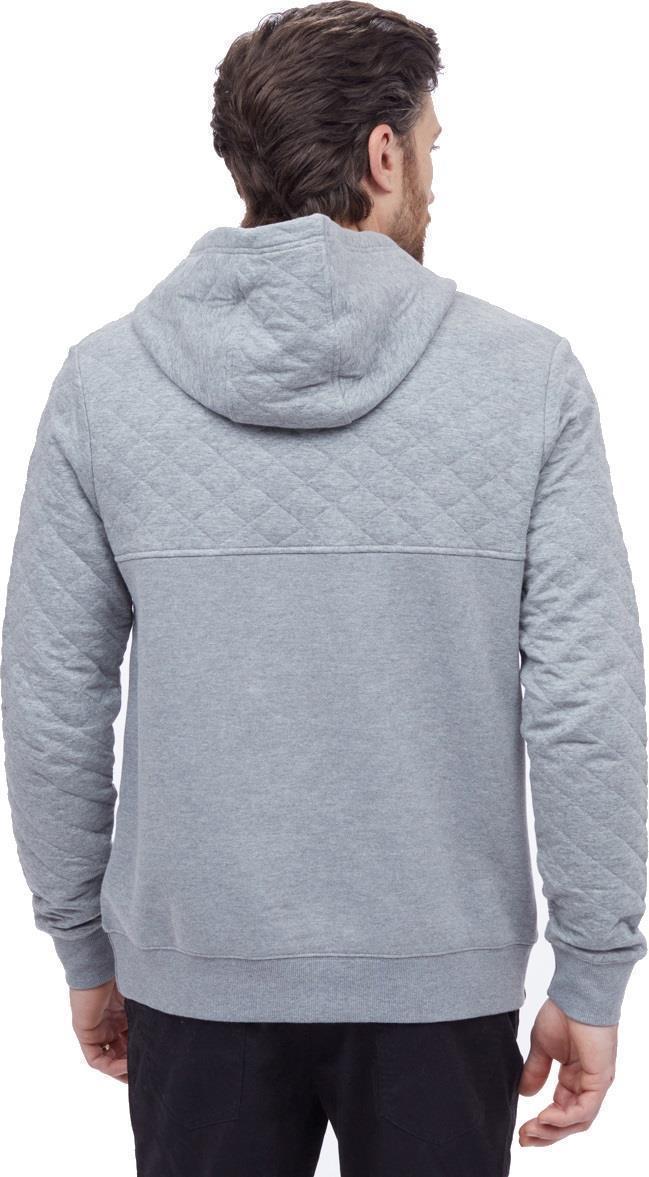 Quilted Block Hoodie - Mens - Grey Heather 2