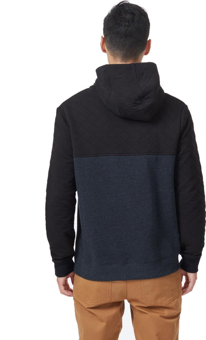 Quilted Block Hoodie - Mens - Meteorite Black 2