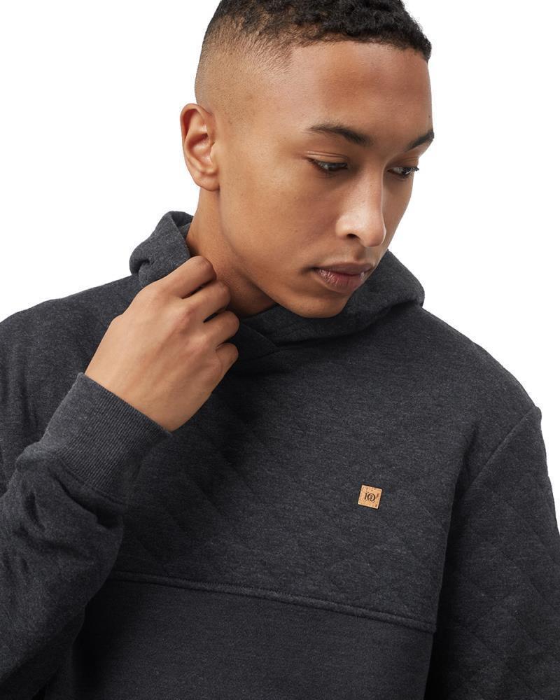 Quilted Block Hoodie - Mens - Meteorite Black Heather 4
