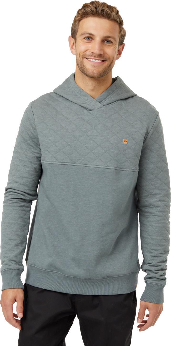 Quilted Block Hoodie - Mens - Mineral Heather 1