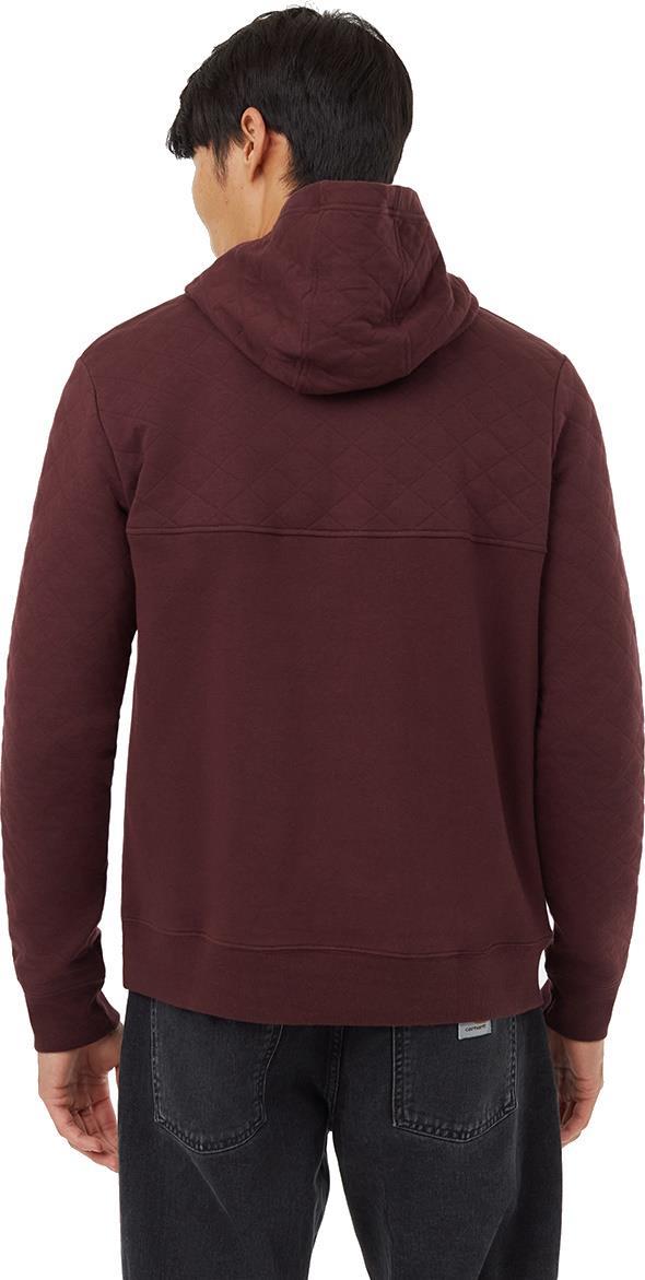 Quilted Block Hoodie - Mens - Mulberry 2