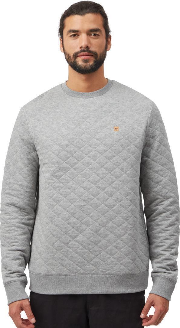 Quilted Classic Crew - Mens - Grey Heather 1