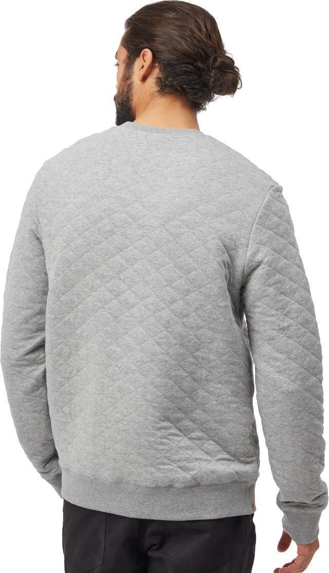 Quilted Classic Crew - Mens - Grey Heather 2