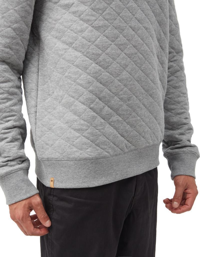 Quilted Classic Crew - Mens - Grey Heather 3