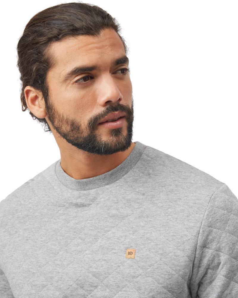 Quilted Classic Crew - Mens - Grey Heather 4