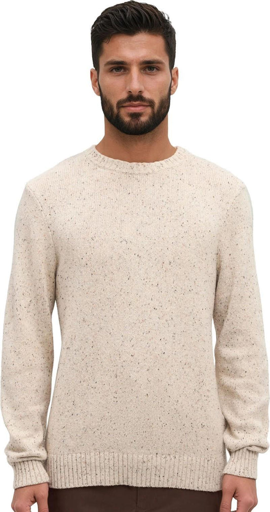 Rambler Fleck Sweater - Mens - pale oak heather fleck 1