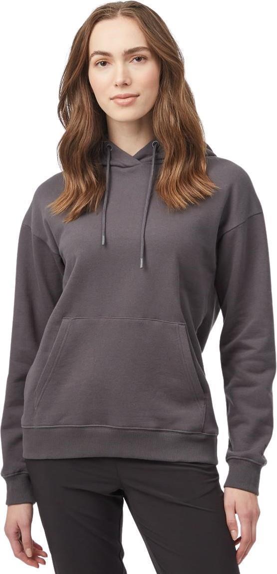 Recycled Cotton Hoodie - Womens - graphite 1
