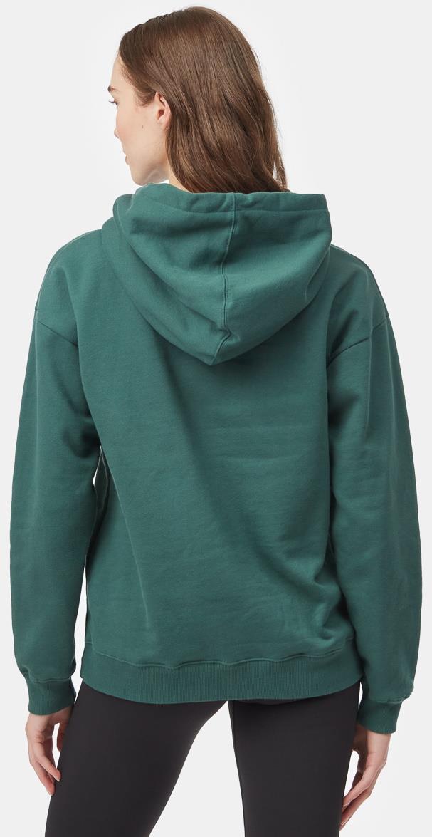 Recycled Cotton Hoodie - Womens - hunter green 1