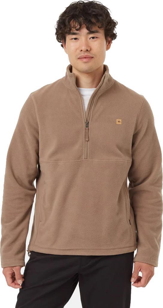 Recycled MicroFleece 1/2 Zip - Mens - Fossil 1