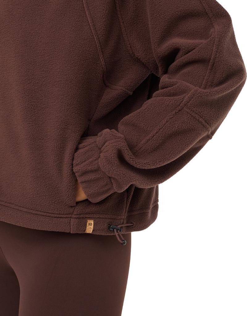 Recycled MicroFleece Zip - Womens - deep mahogany 1