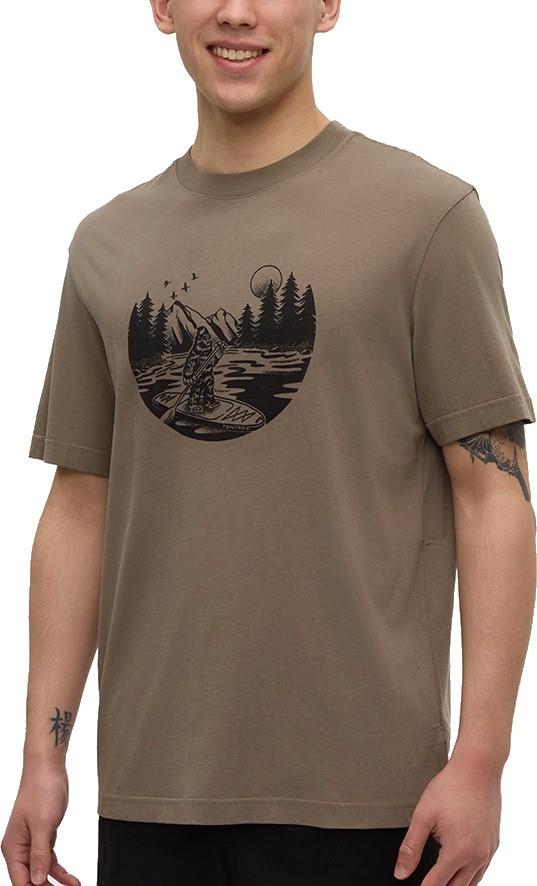 Regenerative Lake Life Portal T-Shirt - Mens - clay / meteorite black 1