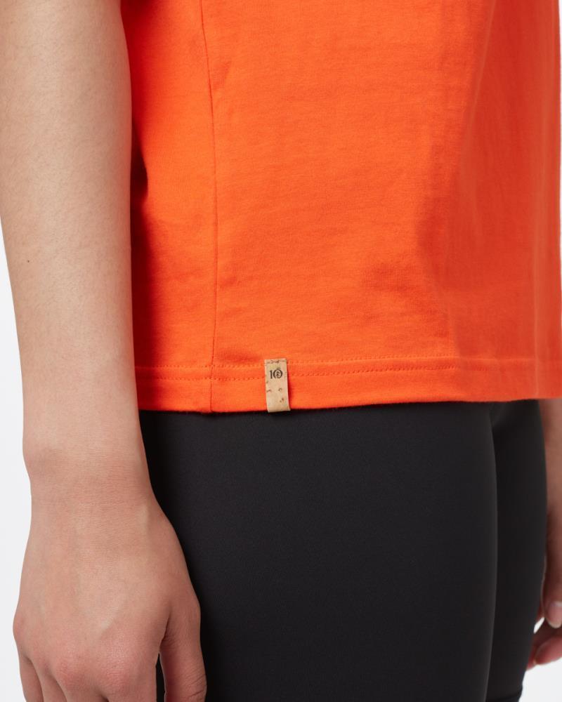 Relaxed T-Shirt - Womens - electric orange 1