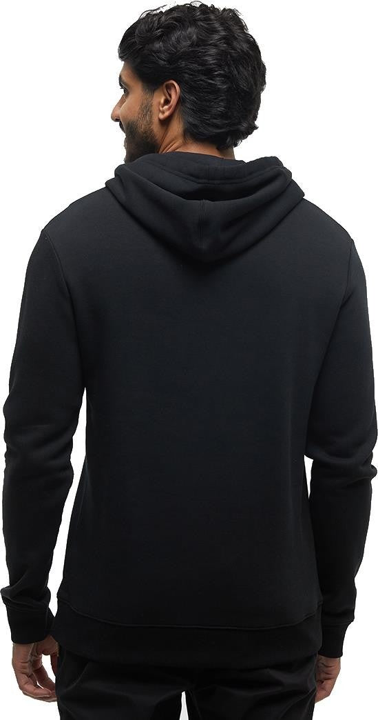 Restoration Woodblock Hoodie - Mens - meteorite black / lime green 1