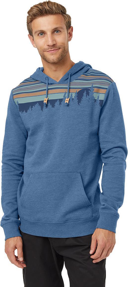 Retro Juniper Hoodie - Mens - Canyon Blue Heather / Sandstone 1