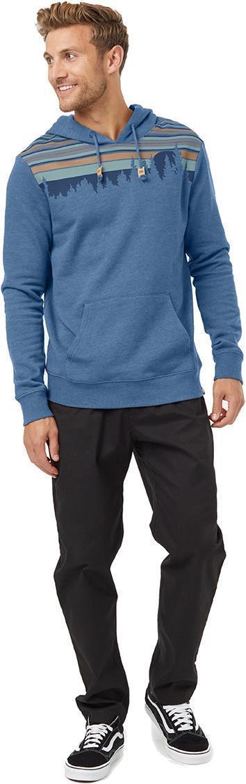 Retro Juniper Hoodie - Mens - Canyon Blue Heather / Sandstone 3