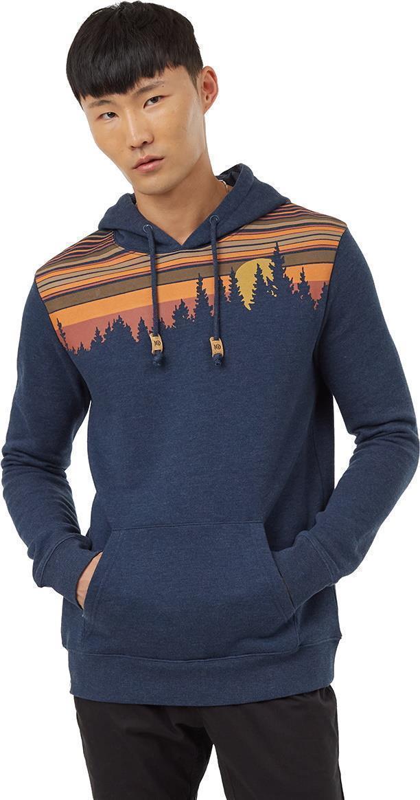 Retro Juniper Hoodie - Mens - Dress Blue Heather 1
