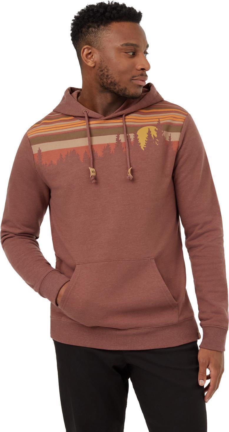 Retro Juniper Hoodie - Mens - Mesa Red Heather / Apricot 1