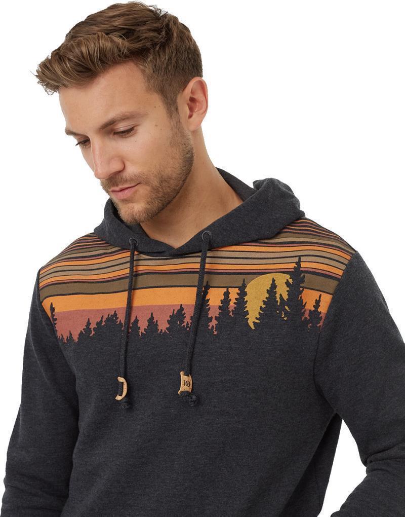 Retro Juniper Hoodie - Mens - Meteorite Black Heather / Apricot 4