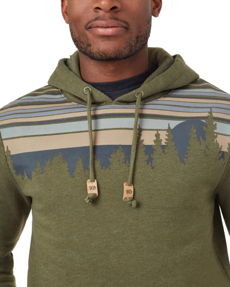 Retro Juniper Hoodie - Mens - Olive Night Green Heather 2