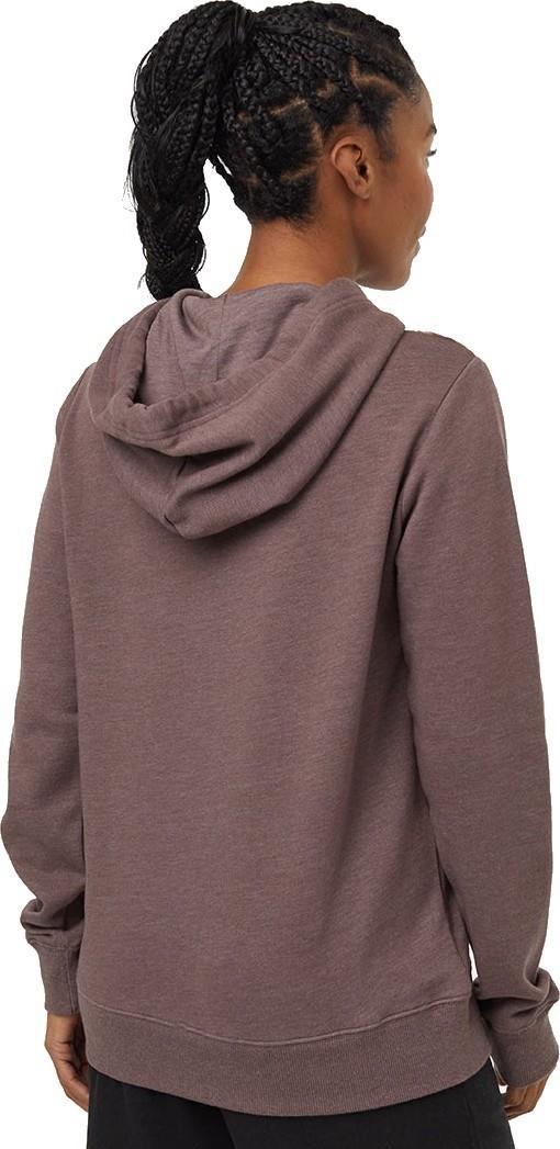 Retro Juniper Hoodie - Womens - elkwood heather / deep mahogany 1