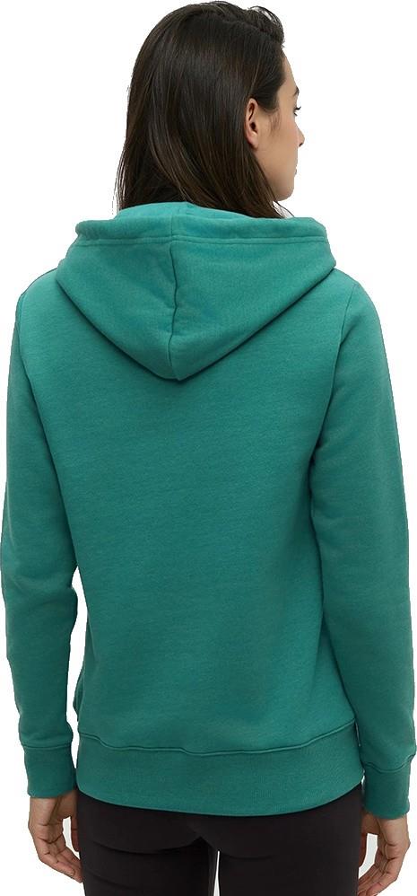 Retro Juniper Hoodie - Womens - tidal teal heather / midnight blue 1