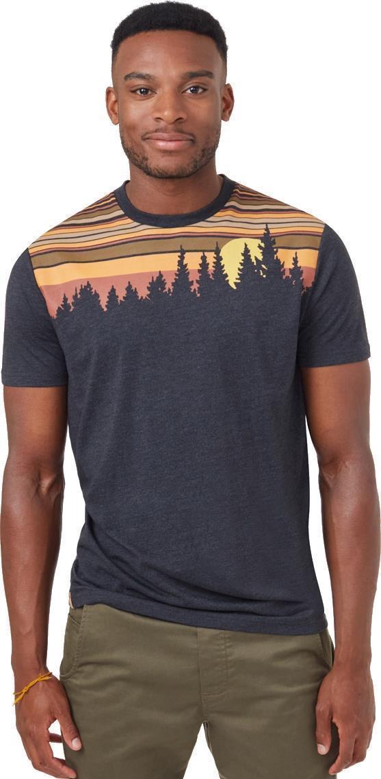 Retro Juniper T-Shirt - Mens - Meteorite Black Heather 1