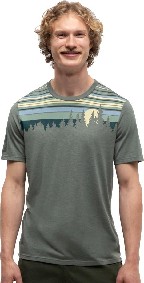 Retro Juniper T-Shirt - Mens - agave green heather / jasper 1