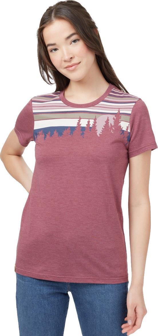 Retro Juniper T-Shirt - Womens - Crushed Berry Heather 1