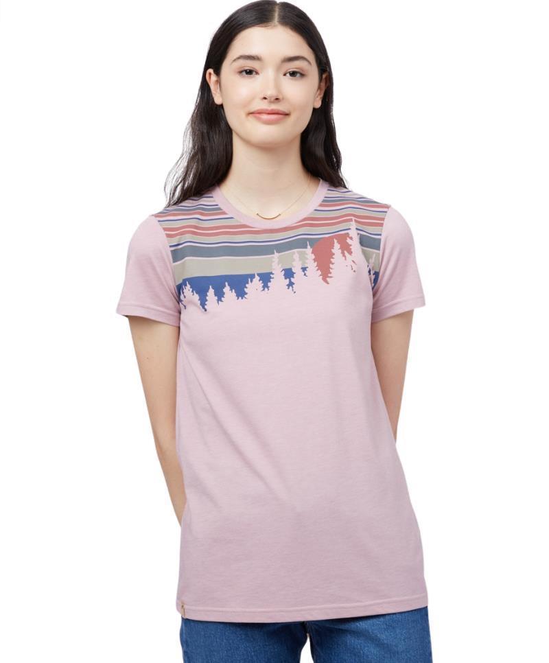 Retro Juniper T-Shirt - Womens - Orchid Pink Heather 1