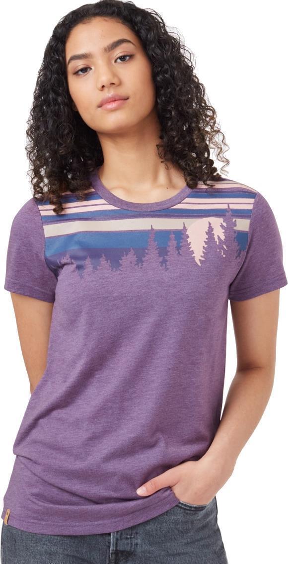 Retro Juniper T-Shirt - Womens - Vintage Violet Heather 1