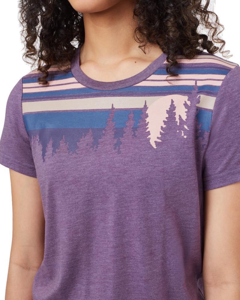 Retro Juniper T-Shirt - Womens - Vintage Violet Heather 2