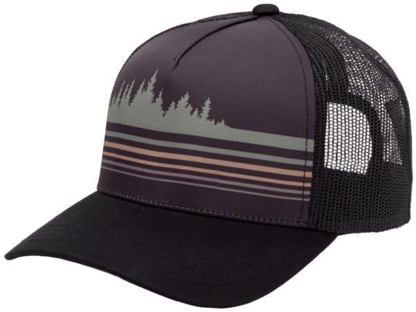 Retro Treeline Altitude Hat - meteorite black / pine green 1