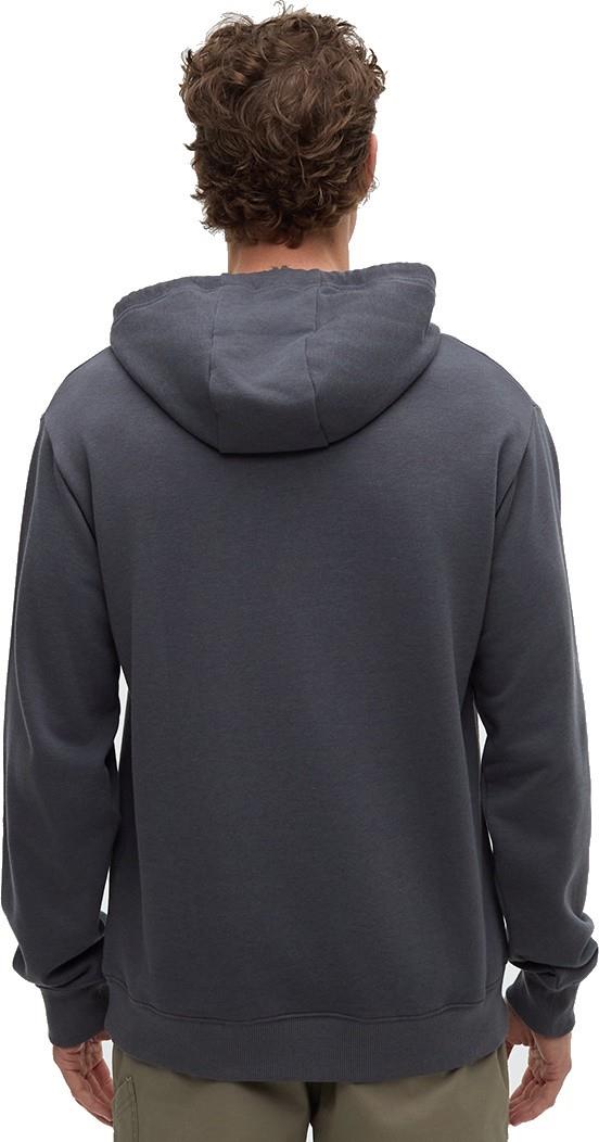 Retro Treeline Relaxed Hoodie - Mens - graphite / light moss 1