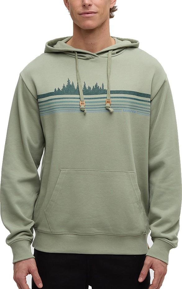 Retro Treeline Relaxed Hoodie - Mens - light moss / tidal teal 1