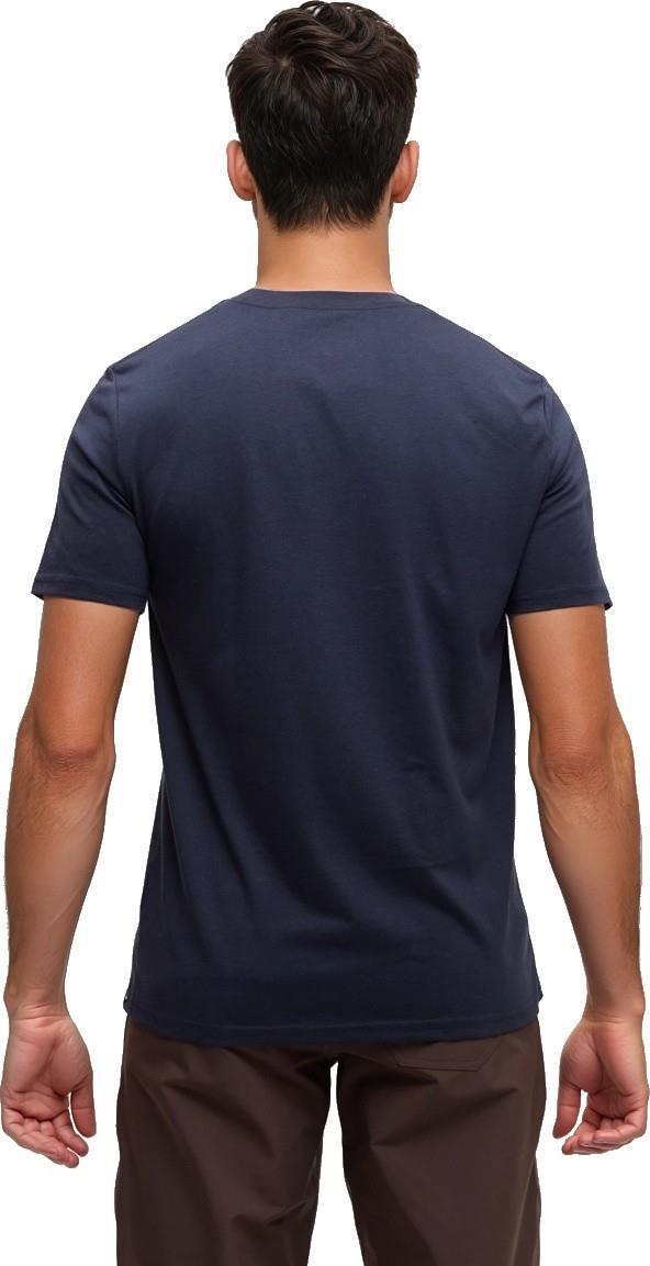 Retro Treeline T-Shirt - Mens - midnight blue / crimson 1