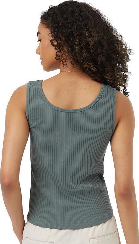 Rib Basic Cami - Womens - Light Urban Green 2