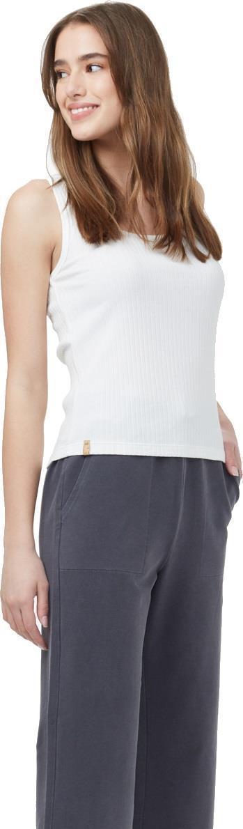 Rib Basic Cami - Womens - White 3