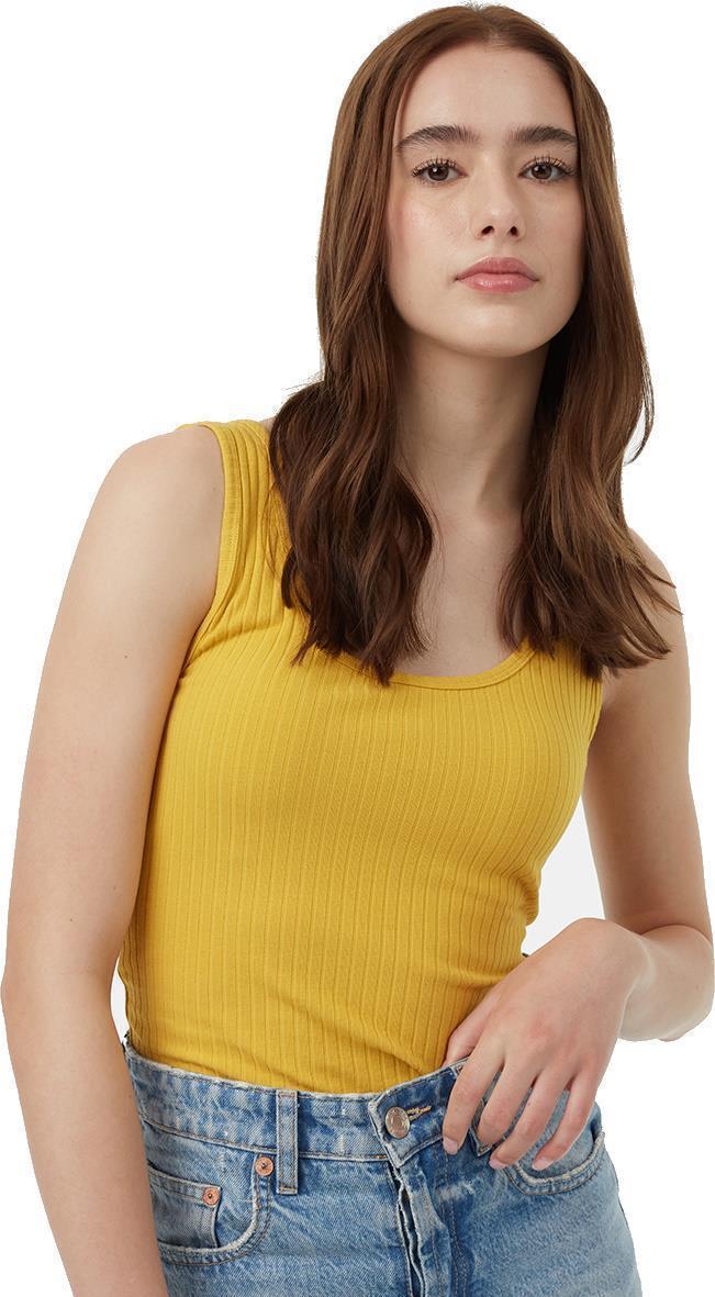 Rib Basic Cami - Womens - Yolk Yellow 3